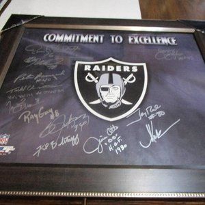 SOLD! Hall of Fame Raiders Autograph Sold at recent Burbank Card show in Anaheim